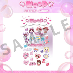 We♡P かわウィピ♡立体シール